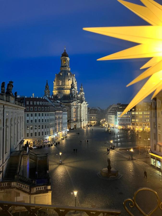 Luxus Suite Mit Einmaligem Blick Auf Die Frauenkirche Drezno Zewnętrze zdjęcie