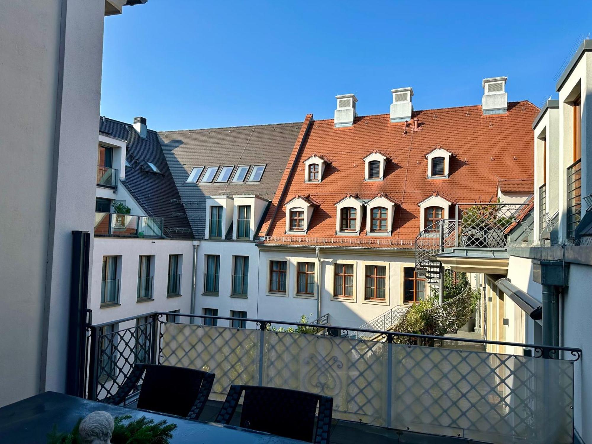 Luxus Suite Mit Einmaligem Blick Auf Die Frauenkirche Drezno Zewnętrze zdjęcie