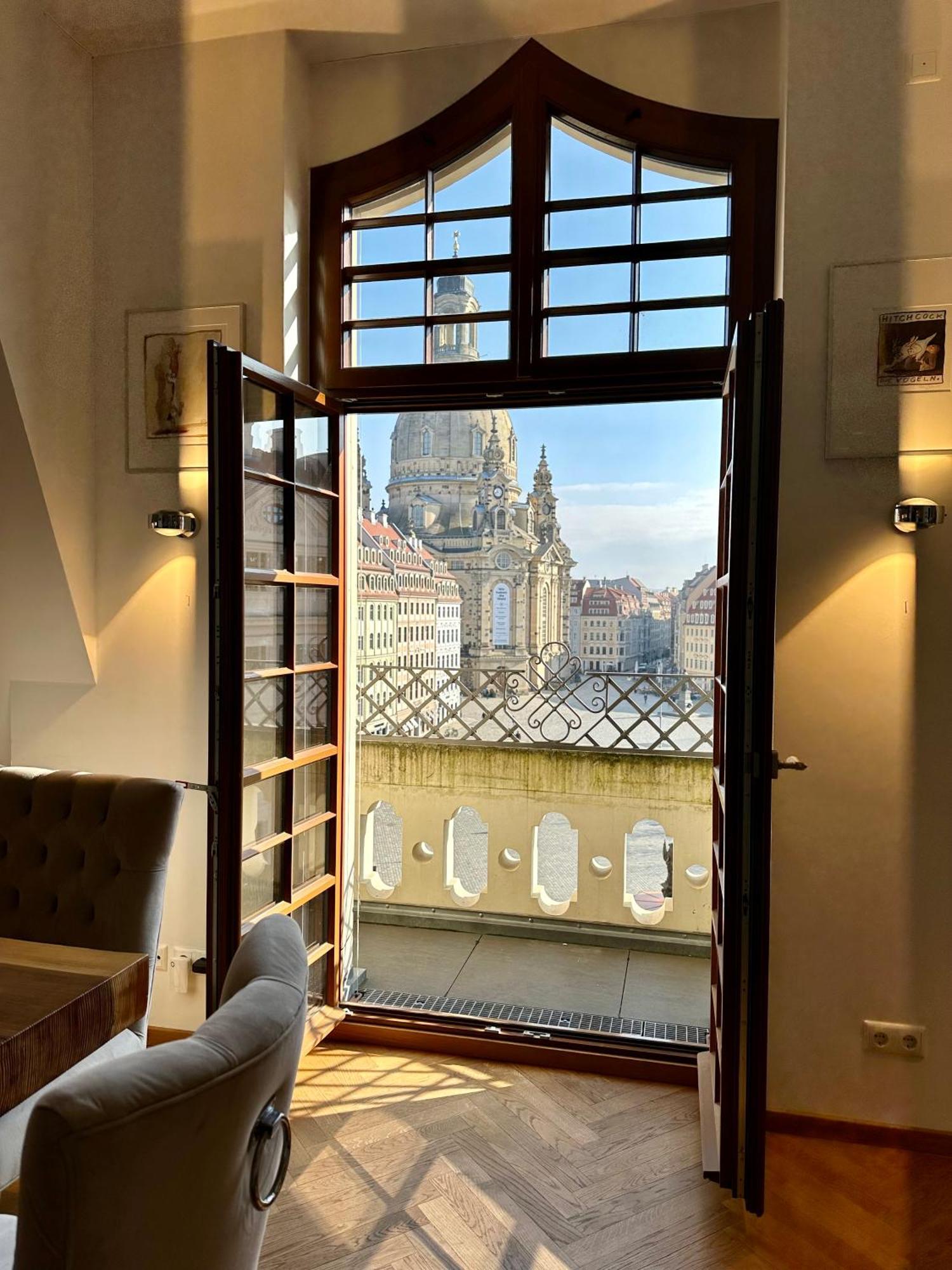 Luxus Suite Mit Einmaligem Blick Auf Die Frauenkirche Drezno Zewnętrze zdjęcie