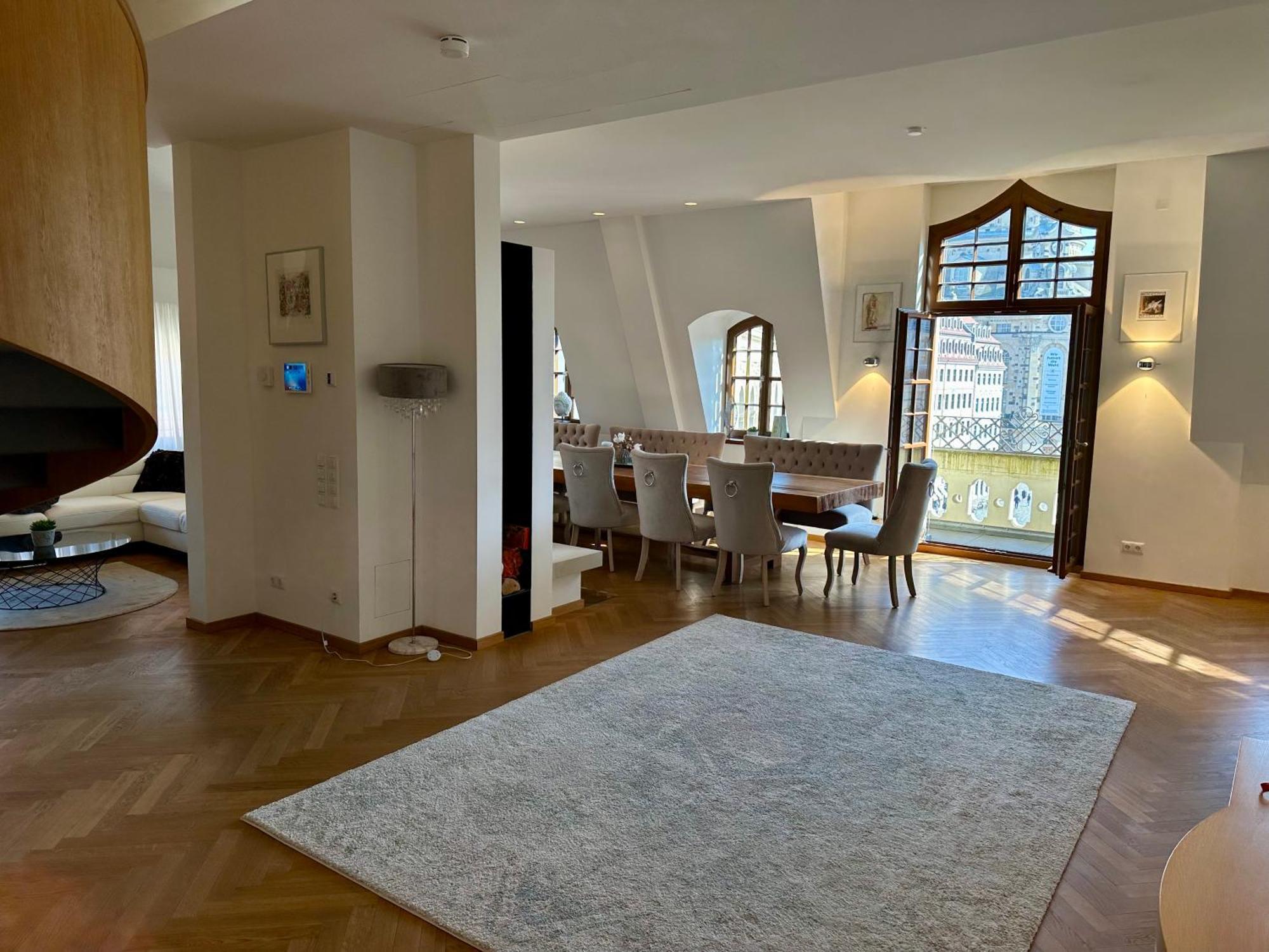 Luxus Suite Mit Einmaligem Blick Auf Die Frauenkirche Drezno Zewnętrze zdjęcie